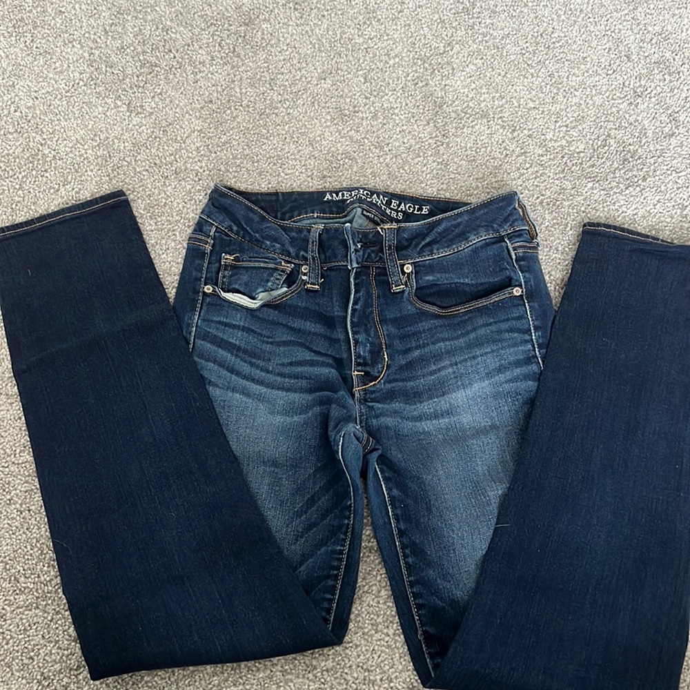 American eagle stretch skinny Jean size 4 short
